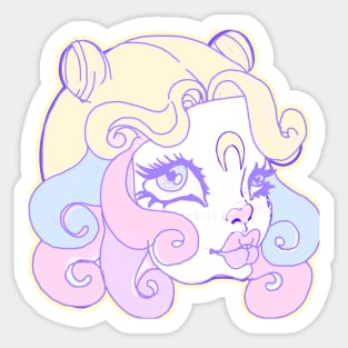 Pastel Girl Sticker